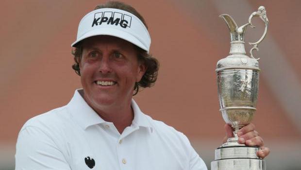 Phil Thrills at Muirfield with Callaway Golf Clubs
