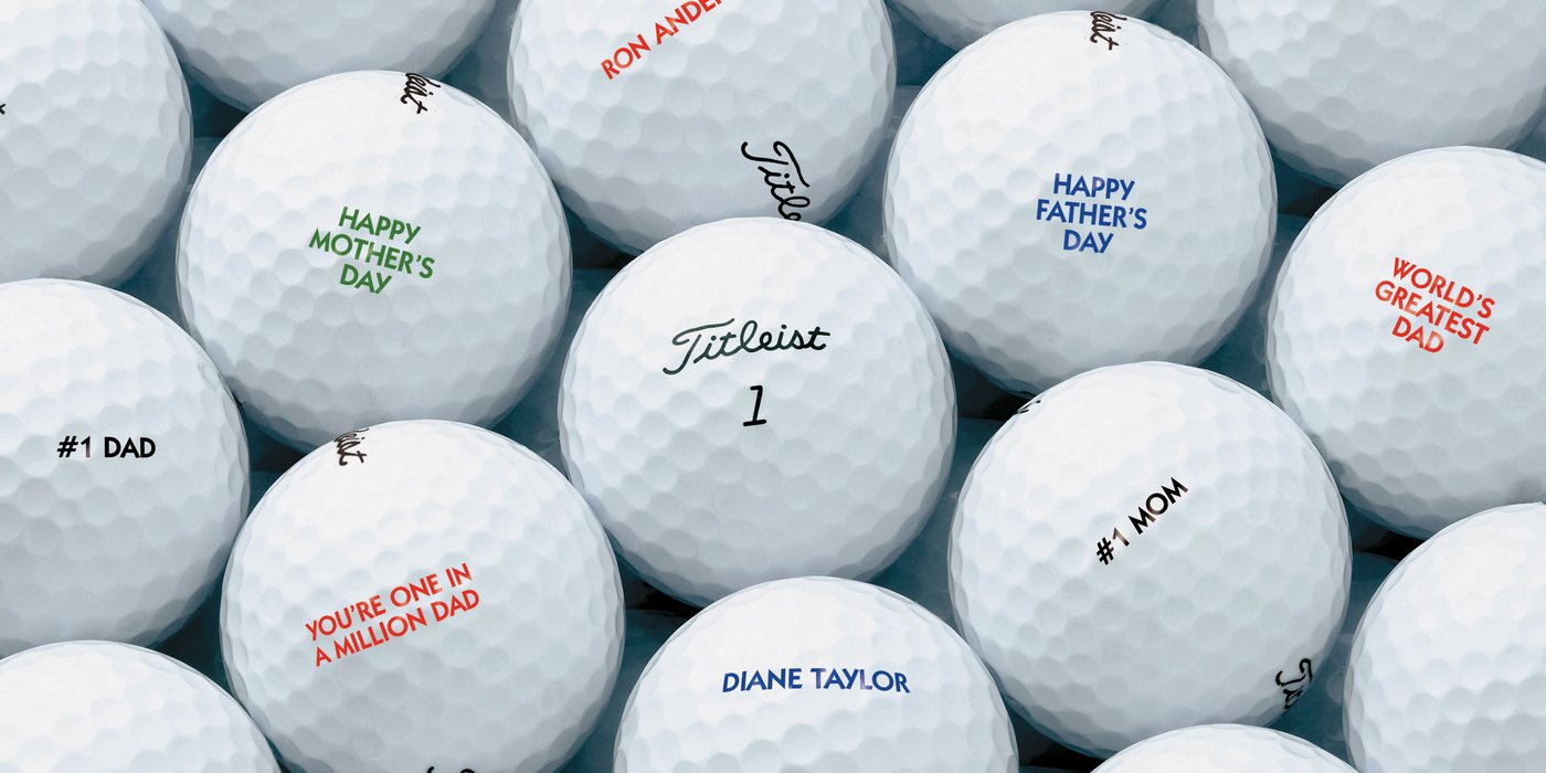monogrammed golf balls